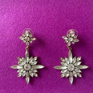 J. Crew crystal earrings